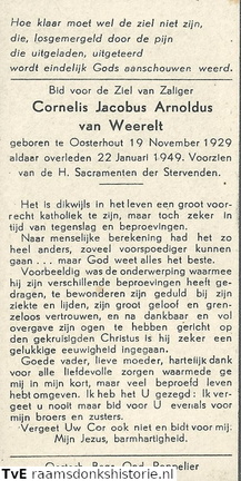 Cornelis Jacobus Arnoldus van Weerelt