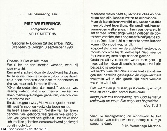 Piet Weeterings Nelly Mertens 