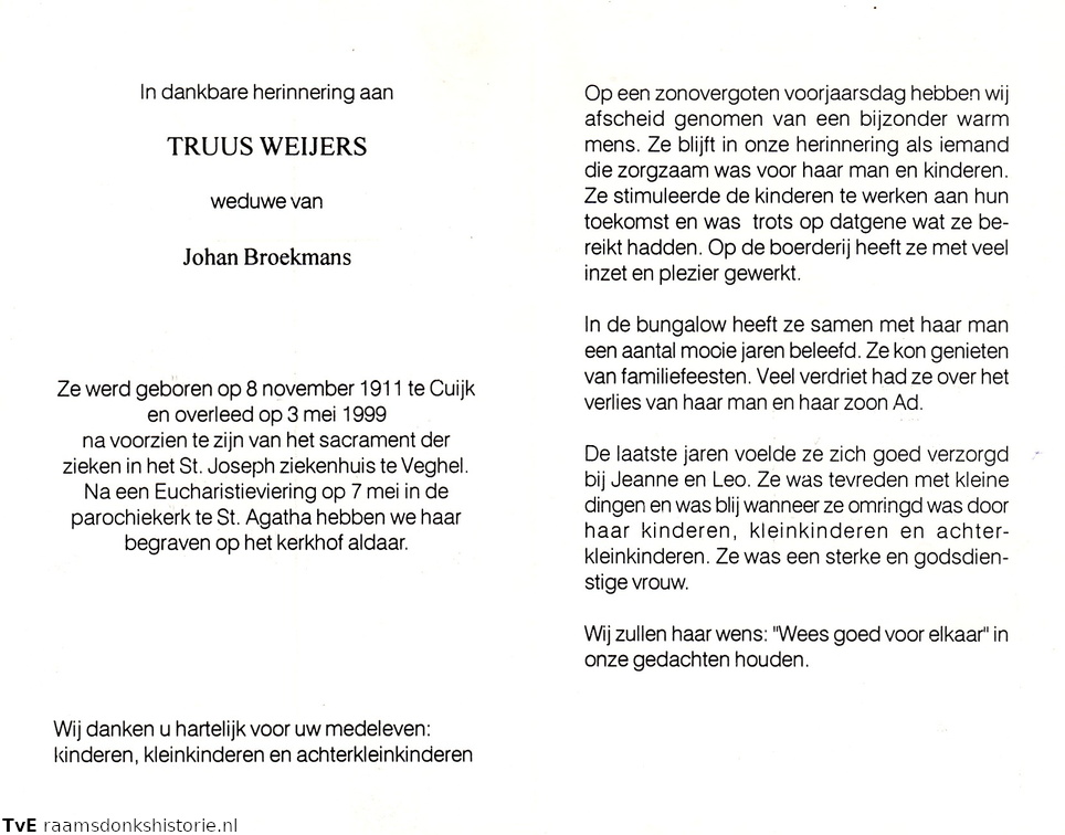 Truus Weijers Johan Broekmans