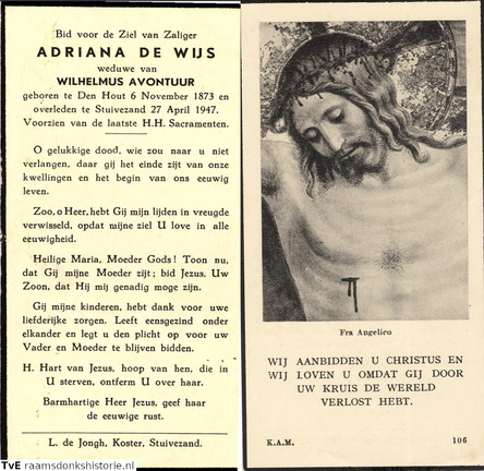 Adriana de Wijs Wilhelmus Avontuur