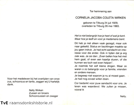 Cornelia Jacoba Coleta Wirken