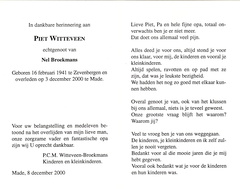 Piet Witteveen Nel Broekmans
