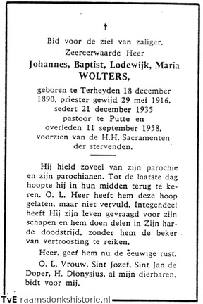 Johannes Baptis Lodewijk Maria Wolters priester