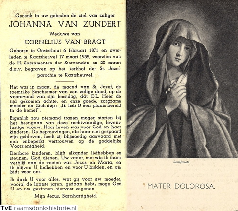 Johanna van Zundert  Cornelius van Bragt
