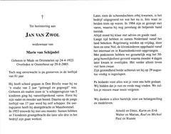 Jan van Zwol Marie van Schijndel